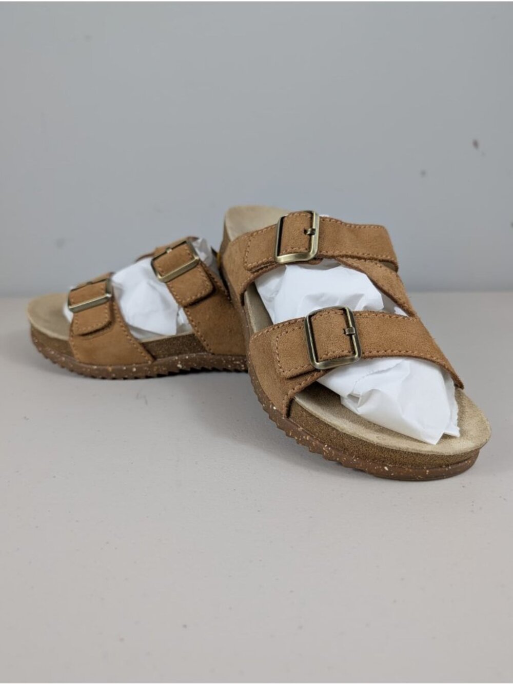 Dansko Women's Dayna sandals adjustable buckle strap in brown size 8